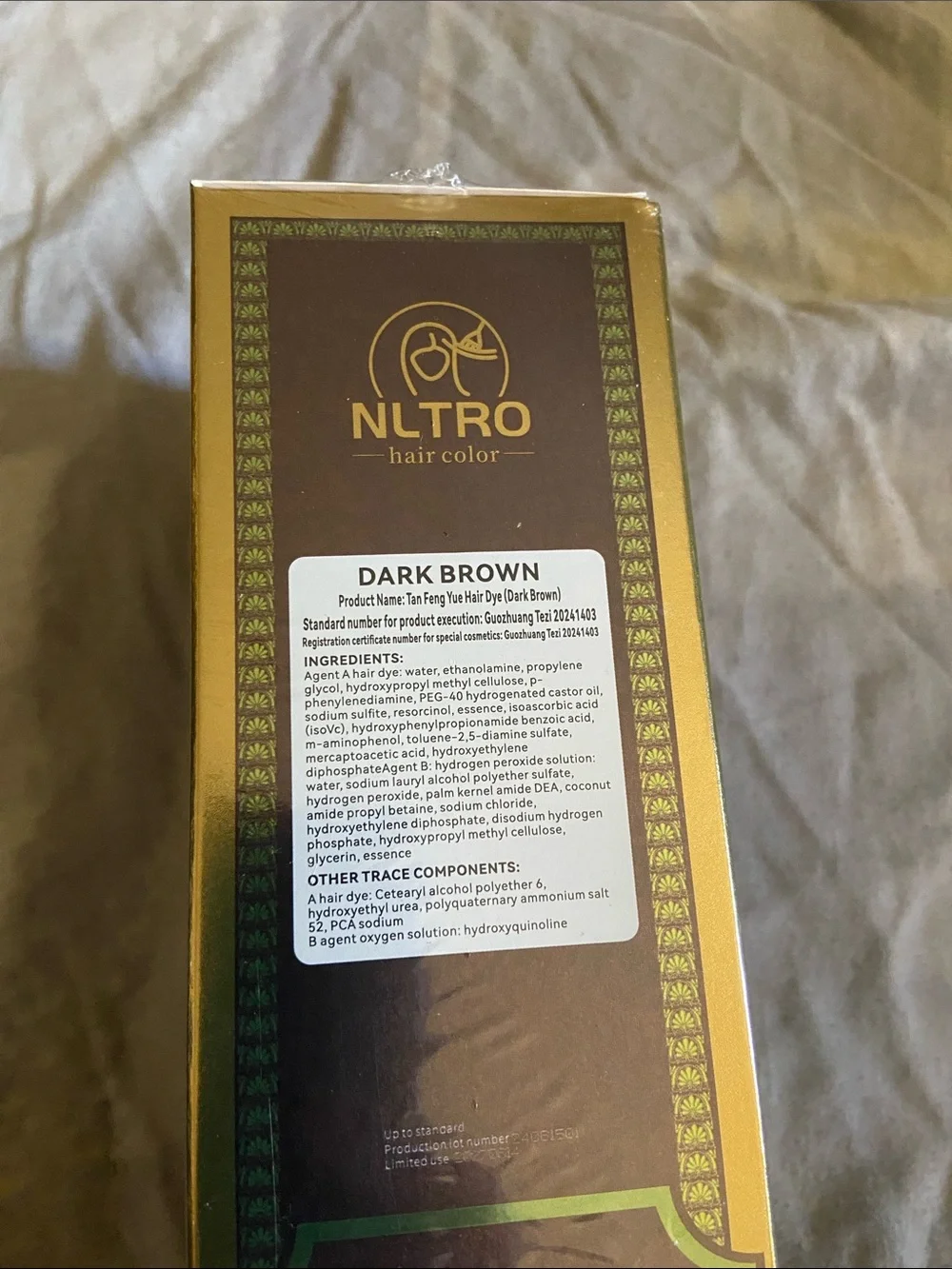 Foam Hair Dye Shampoo - Dark Brown 400ml